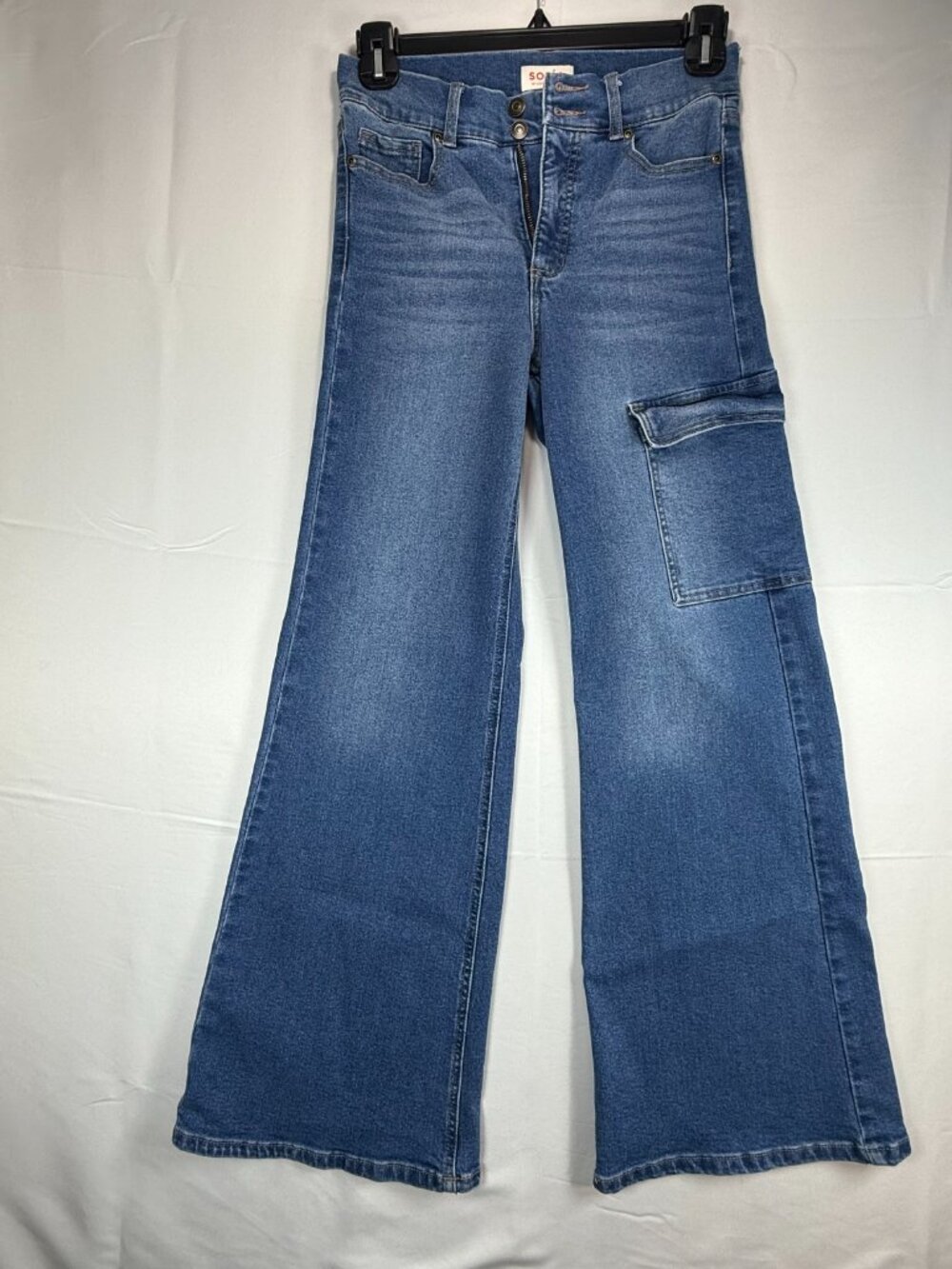Sofia by Sofia Vergara Margot Wide Leg Women's Sz 4 Jeans High Rise Flare Denim